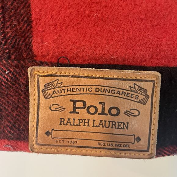 Vintage Ralph Lauren Flannel Denim Reversible Trucker Jacket Size 5 Toddler - Picture 9 of 9